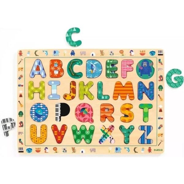 ABC Wooden Puzzle for Language Learning