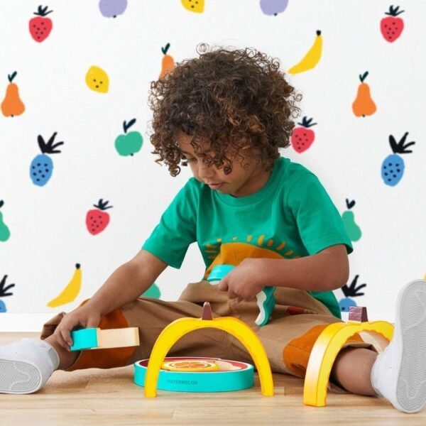 Wooden Fruit Building Set